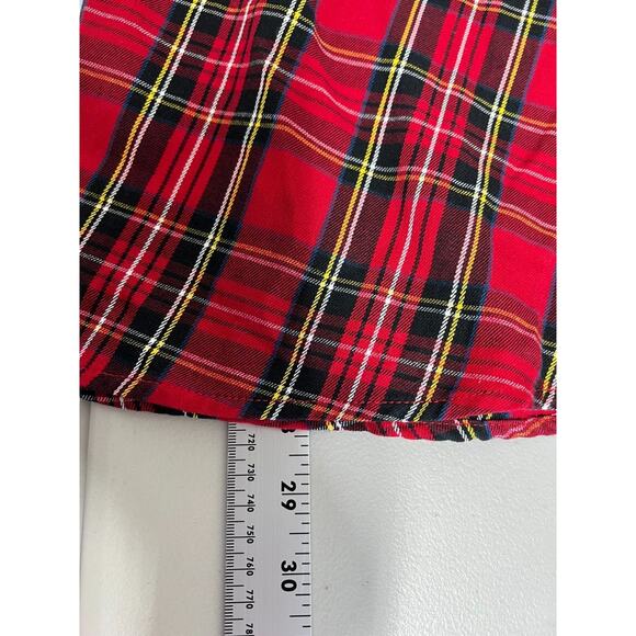 Hot Topic Plaid Skirtall Bib Overall Womens Small Pockets Gothic School Girl - Picture 11 of 13